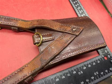 VICTORIAN WW1 WW2 British Army Officer S Sam Browne Leather Sword