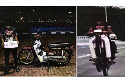 Padah Buat Aksi Wheelie Atas Jambatan Sinar Harian