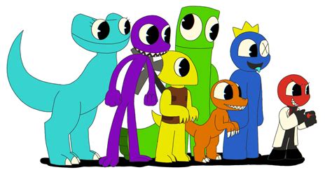 Rainbow Friends X Cuphead By Pennytw78 On Deviantart