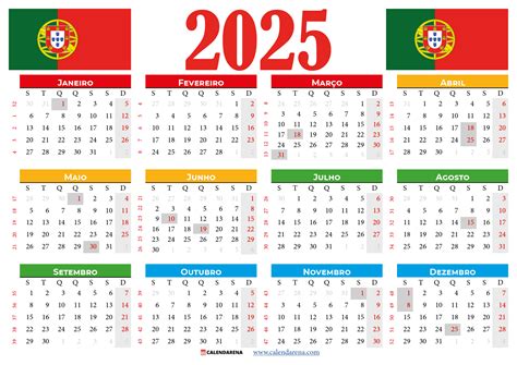 Calendário 2025 portugal para imprimir feriados by hamouda chokri