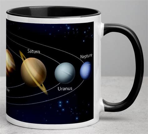 Solar System Mug Planets Mug Astronomy Mug Astronomy Gift Etsy