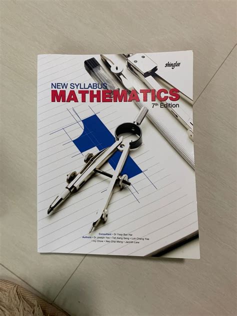 New Syllabus Mathematics Th Edition Shinglee And Hobbies Toys