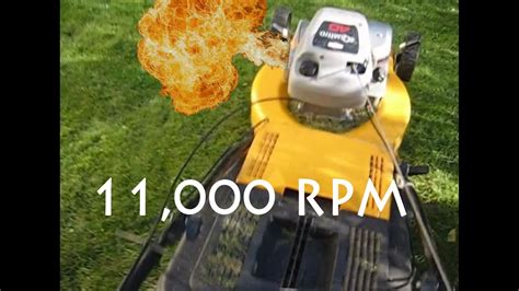 Supercharged Lawn Mower 11000rpm Youtube