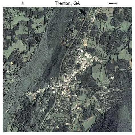 Aerial Photography Map of Trenton, GA Georgia