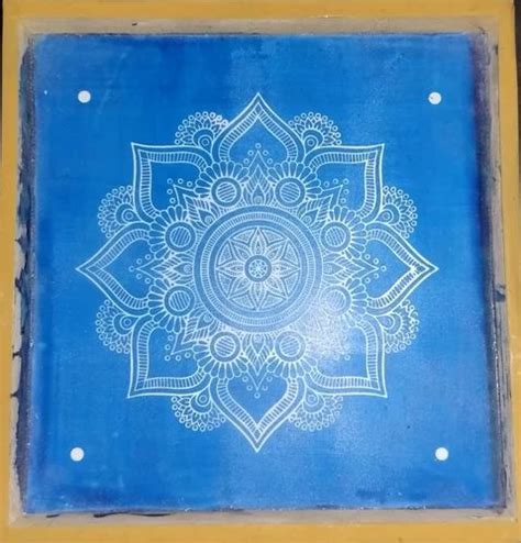 Blue Square Galicha Rangoli at Rs 299/piece in Aurangabad | ID: 27137630448