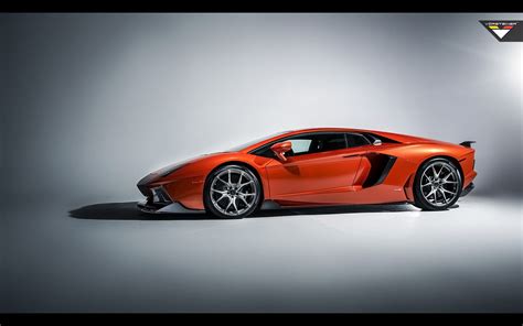 Orange Lamborghini Aventador, Vorsteiner, Lamborghini, Lamborghini ...