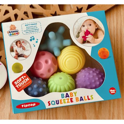 Jual Soft Sensory Balls Pcs Mainan Bayi Melatih Sensori Newborn