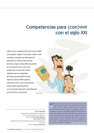 Competencias Para Con Vivir Con El Siglo XXI PDF