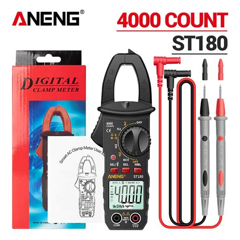 Aneng St Clamp Multimeter Counts Ac And Dc Voltage Multimeter