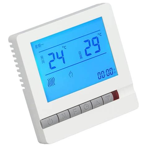 Vvikizy Thermostat De Chauffage Au Sol Thermostat Cran Lcd Capteur De