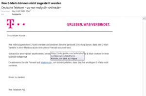 Neue Phishing Welle F R Telekom Kunden Elbe Elster De