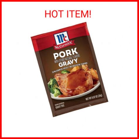 Mccormick Pork Gravy Mix 0 87 Oz Ebay