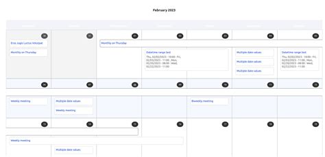 Calendar View Drupal Org