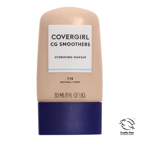 COVERGIRL Smoothers Hydrating Makeup, 715 Natural Ivory, 1 oz - Walmart ...