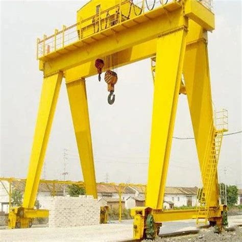 Double Girder Gantry Crane Maximum Lifting Capacity Ton Size