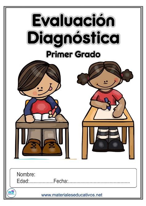 EvaluaciÓn DiagnÓstica Primer Grado Primaria Primeros Grados Actividades Preescolares Para