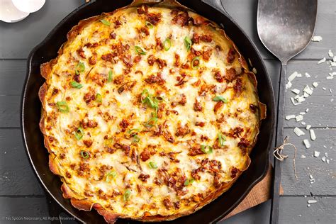 Spanish Frittata With Potato No Spoon Necessary