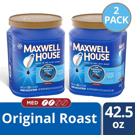 2 Pack Maxwell House Original Medium Roast Ground Coffee 42 5 Oz