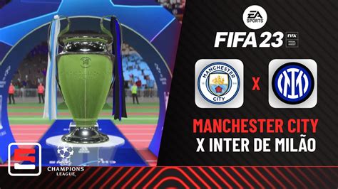 City x Inter de Milão Final da Champions League no Fifa 23 tem 8 gols