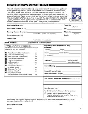 Fillable Online Structural Permit Application City Of Creswell Fax