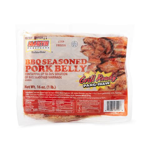 Get Martin Purefoods Bbq Seasoned Pork Belly Delivered Weee Asian Market