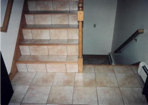 Tile Floor To Stair Transition Flooring Ideas