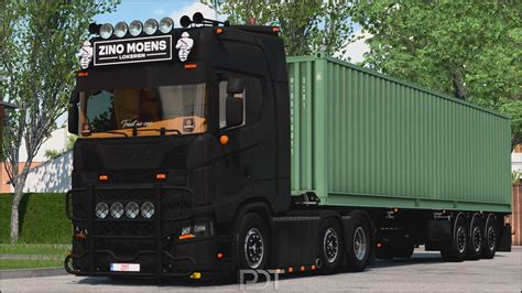 Scania S650 Trailer Zino Moens Transport V1 1 1 47 ETS2 Mods Euro