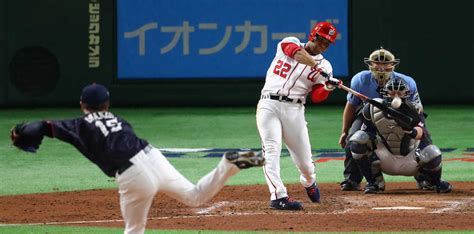 ＜mlb選抜・侍ジャパン＞5回無死、ソトは左越えソロを放つ（撮影・三島 英忠） ― スポニチ Sponichi Annex 野球