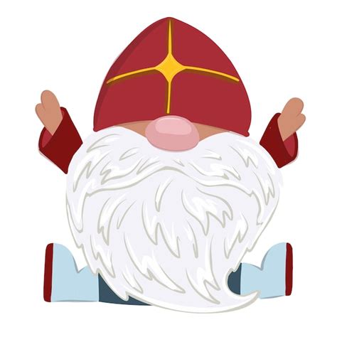 Premium Vector Saint Nicholas Day Character Isolated On White The