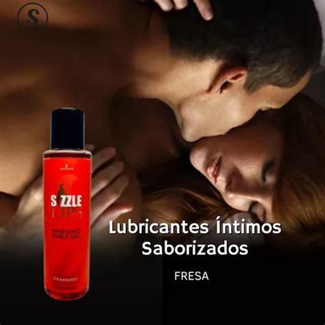 Lubricante Intimo Sabor Fresa Comestible Sexo Oral Sizzle En Venta En