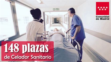 Oferta De Plazas De Celador Sanitario En La Comunidad De Madrid