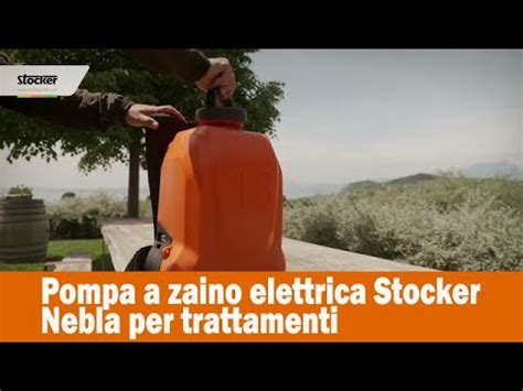 Pompa A Zaino Elettrica Stocker Nebla Per Trattamenti YouTube