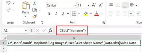 How Can I Get The Sheet Name In Excel Simple Formula MS Excel VBA