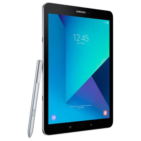 Samsung Galaxy Tab S Sm T Go Argent Tablette Tactile