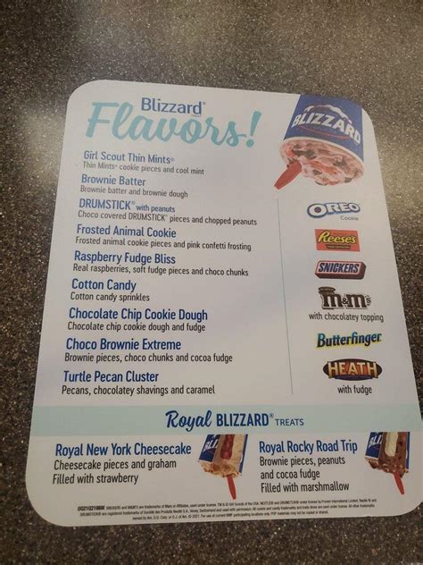 Menu At Dairy Queen Grill Chill Fast Food Stayton