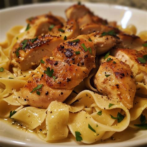 Chicken With Buttered Noodles Easy Recipe