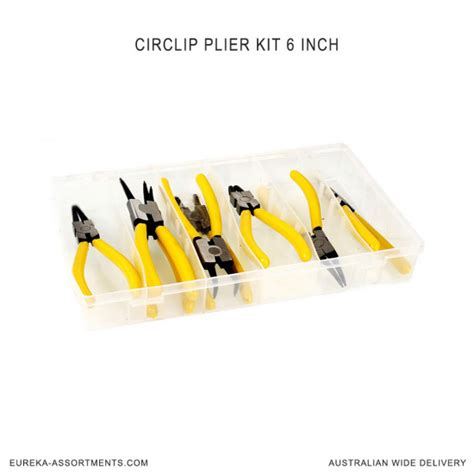 Eureka Assortment Circlip Plier Kit 8 Inch