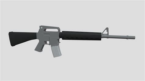 M16 Low Poly Download Free 3d Model By Nicolas Brum Nickormy