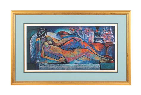 Sold At Auction William Tolliver WILLIAM TOLLIVER RECLINING NUDE LITHOGRAPH
