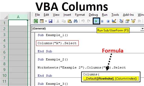 Colonne Vba Come Utilizzare La Proprietà Columns In Excel Vba Esempi Vba 2025