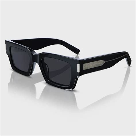 Yeetian Men Women New Unisex Fashion Rectangle Square Acetate