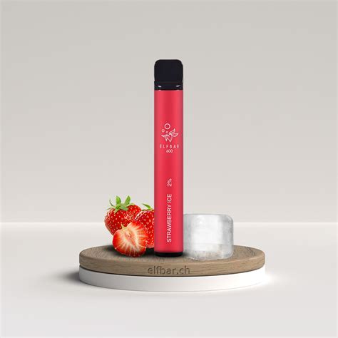 Elfbar Einweg E Zigarette Mit Nikotin Strawberry Ice Elfbar Ch