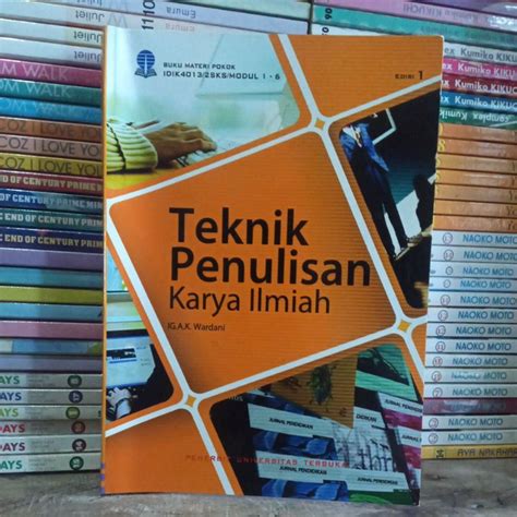 Jual Buku TEKNIK PENULISAN KARYA ILMIAH Shopee Indonesia