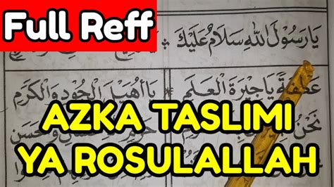 Azka Taslimi Versi Sholawat Diba I Nadhom Ya Rosulallah Salamun Alaik