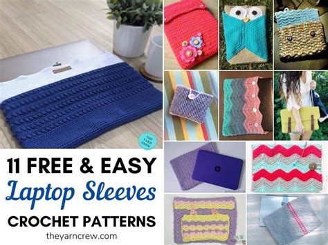 11 Free And Easy Laptop Sleeves Crochet Patterns The Yarn Crew