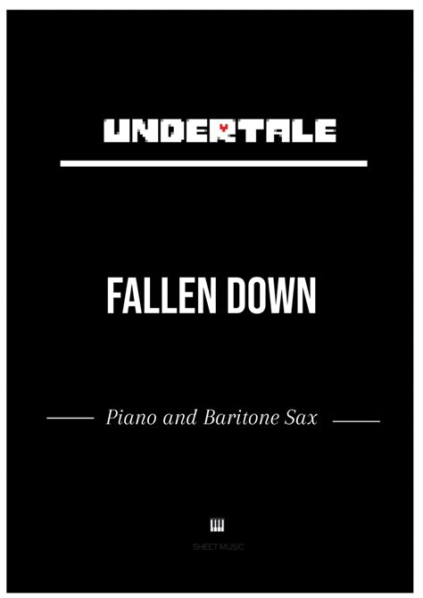 Fallen Down From Undertale Arr ANDRE LAITANO By Toby Fox Sheet