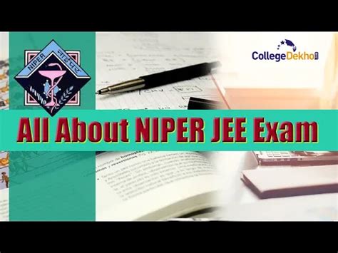 NIPER JEE 2025 Exam Exam Date Registration Pattern Syllabus