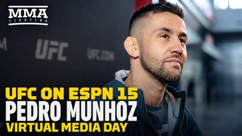 UFC On ESPN 15 Pedro Munhoz Believes Win Over Frankie Edgar Puts Him