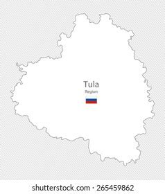 map tula region russia stock vector royalty shutterstock