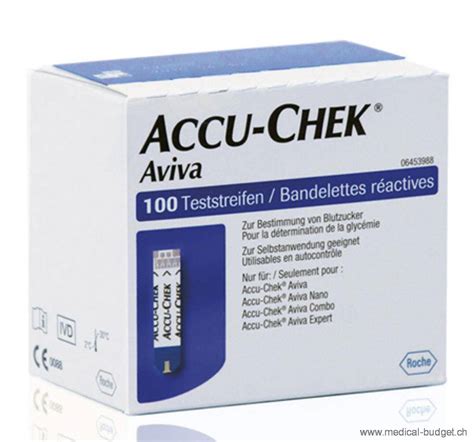 Accu Chek Aviva Blutzucker Teststreifen P à 2x50 Roche Accu Check